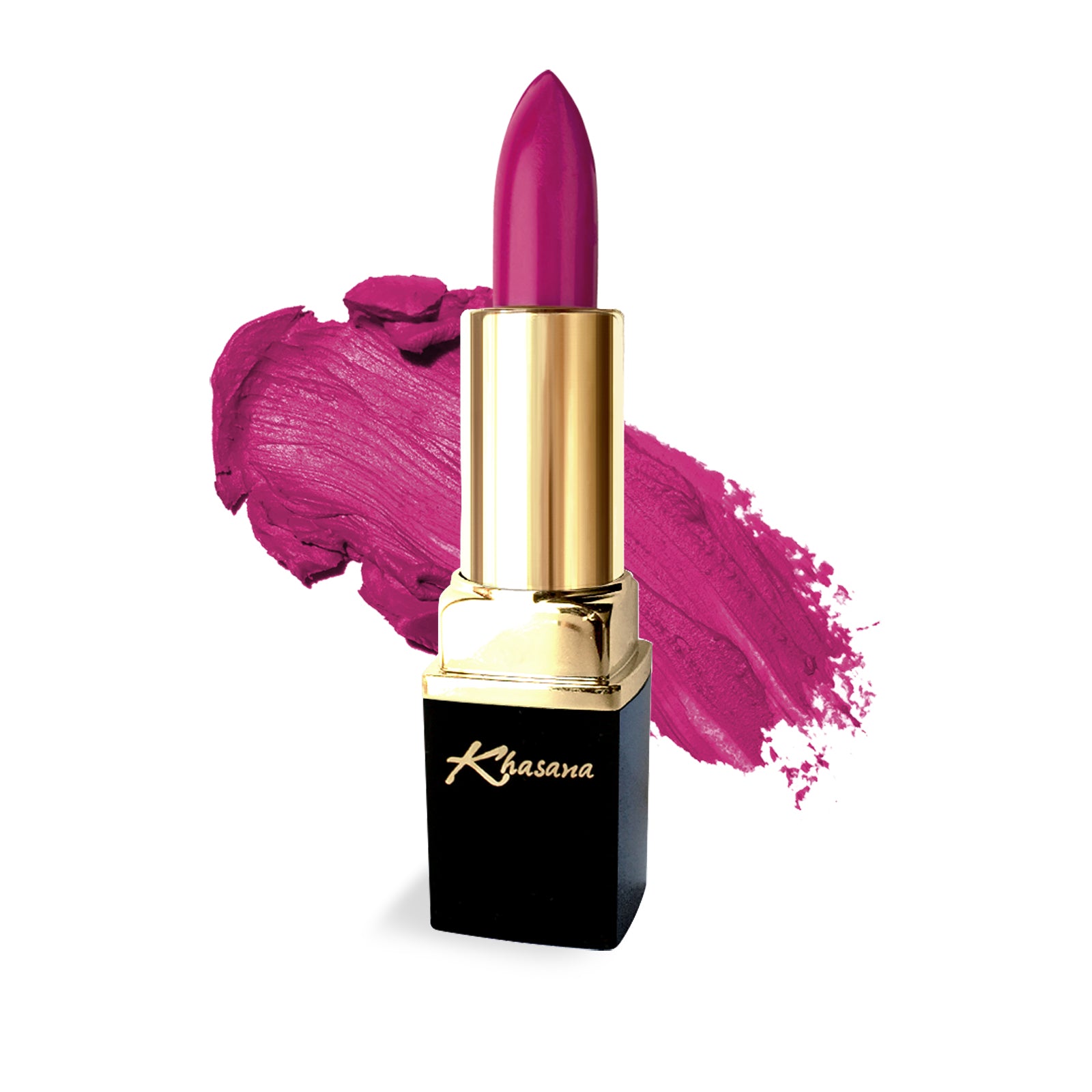 "Experience creamy luxury with Khasana's Best Lipstick, offering a blend of elegance and hydration." Matte Color# 135