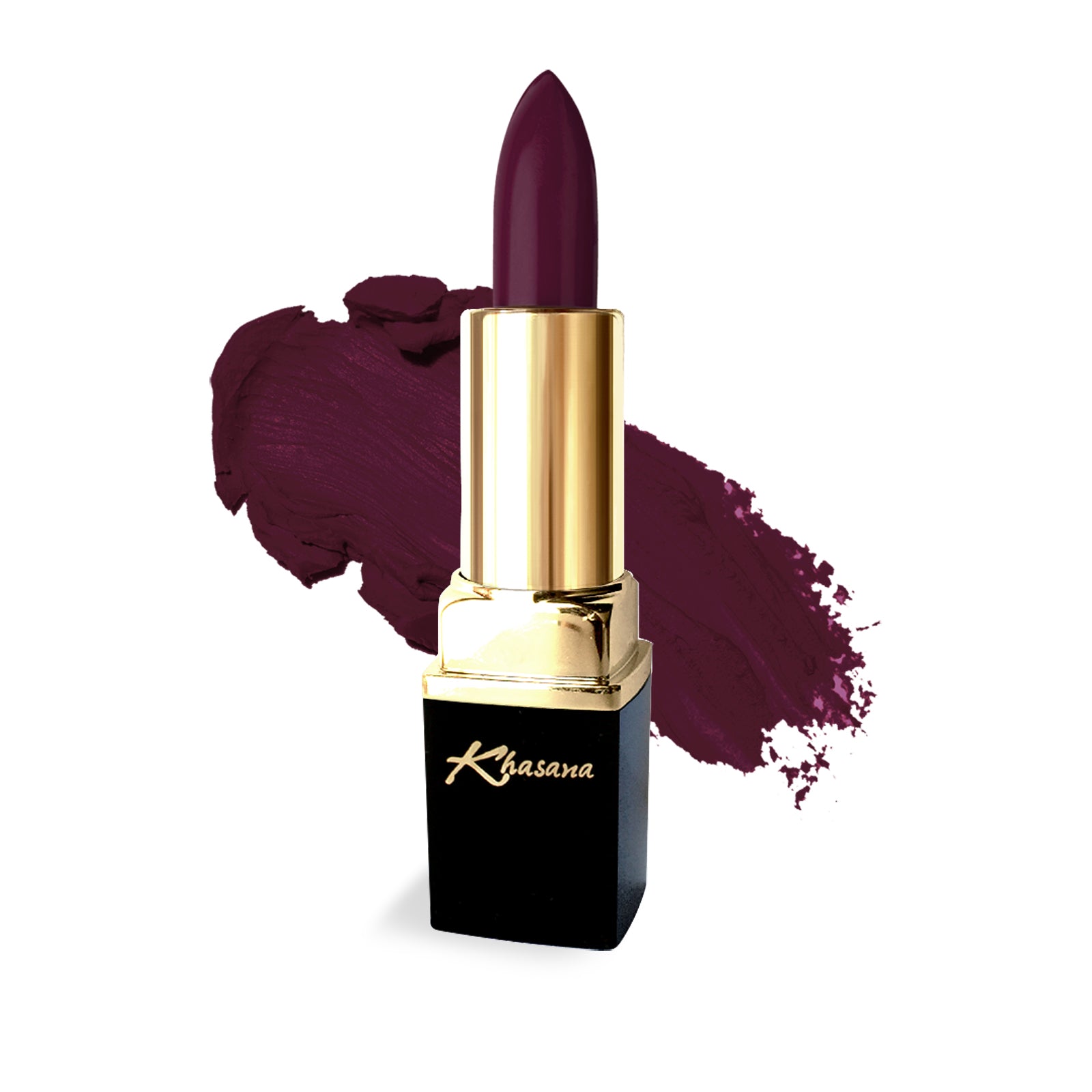 "Experience creamy luxury with Khasana's Best Lipstick, offering a blend of elegance and hydration." Matte Color# 235