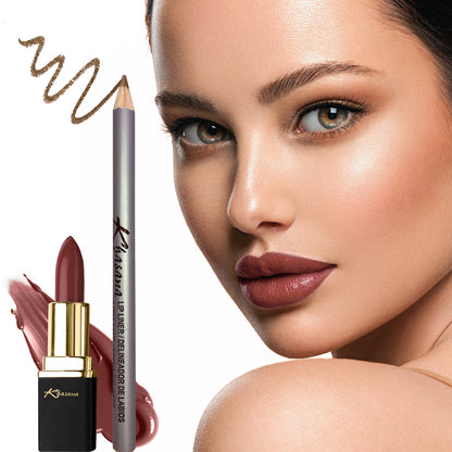 "Enhance your beauty effortlessly with Khasana's lipstick and lip liner set, featuring flawless matte and glossy finishes for a stunning look." Wake me Up