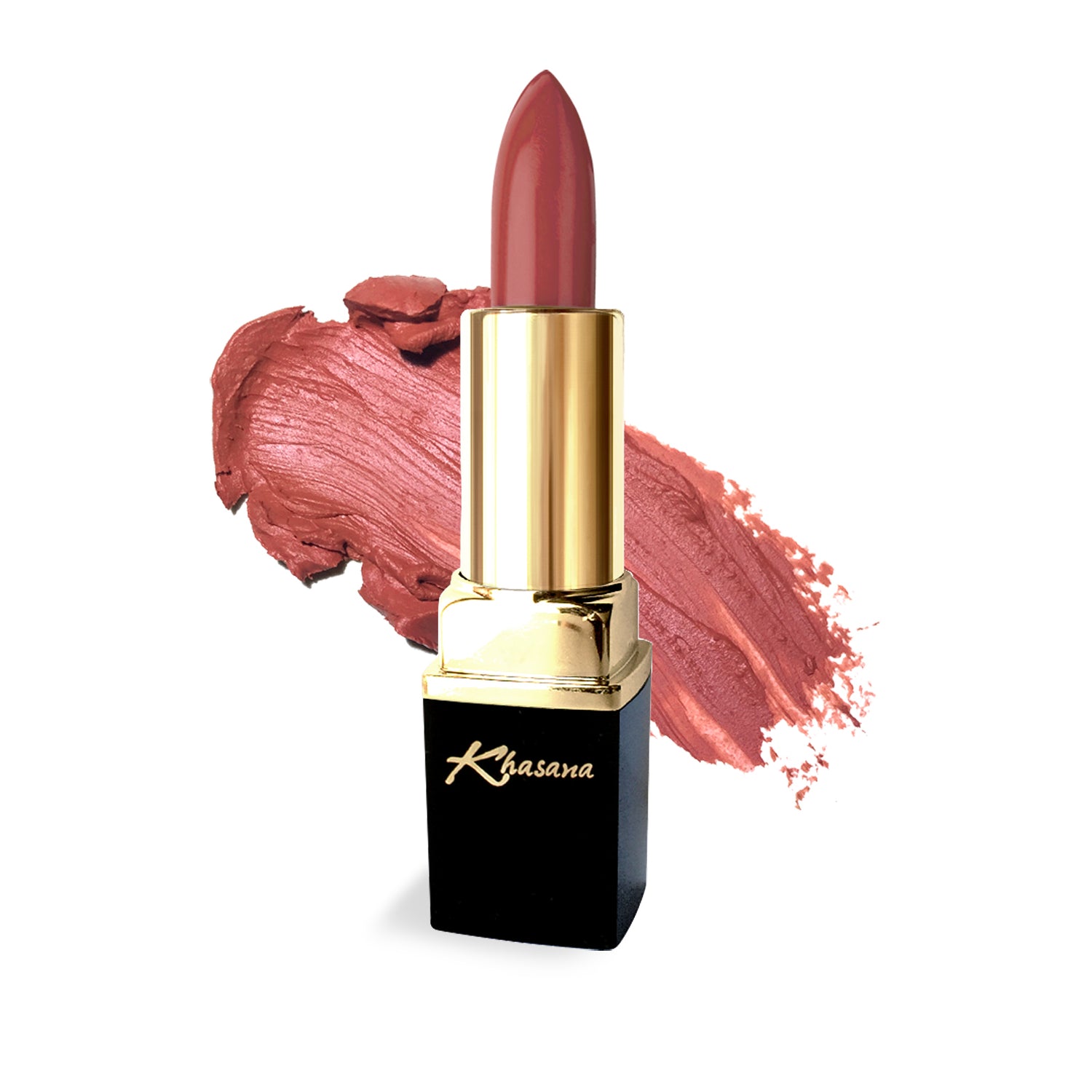 "Khasana's Creamy and Glossy Lipstick: A luxurious lip product offering creamy texture and high-gloss finish for irresistible lips." Color# 305