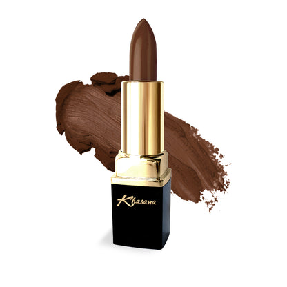 "Khasana's Creamy and Glossy Lipstick: A luxurious lip product offering creamy texture and high-gloss finish for irresistible lips." Color# 335