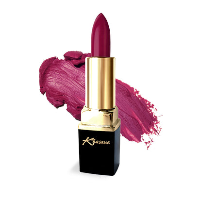 "Khasana's Creamy and Glossy Lipstick: A luxurious lip product offering creamy texture and high-gloss finish for irresistible lips." Color# 365