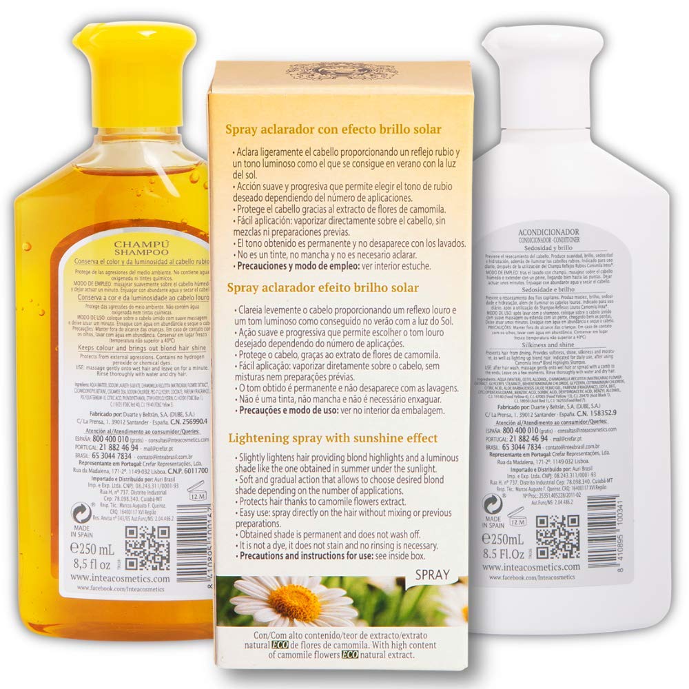 Chamomile Intea Progressive Hair Lightener Kit