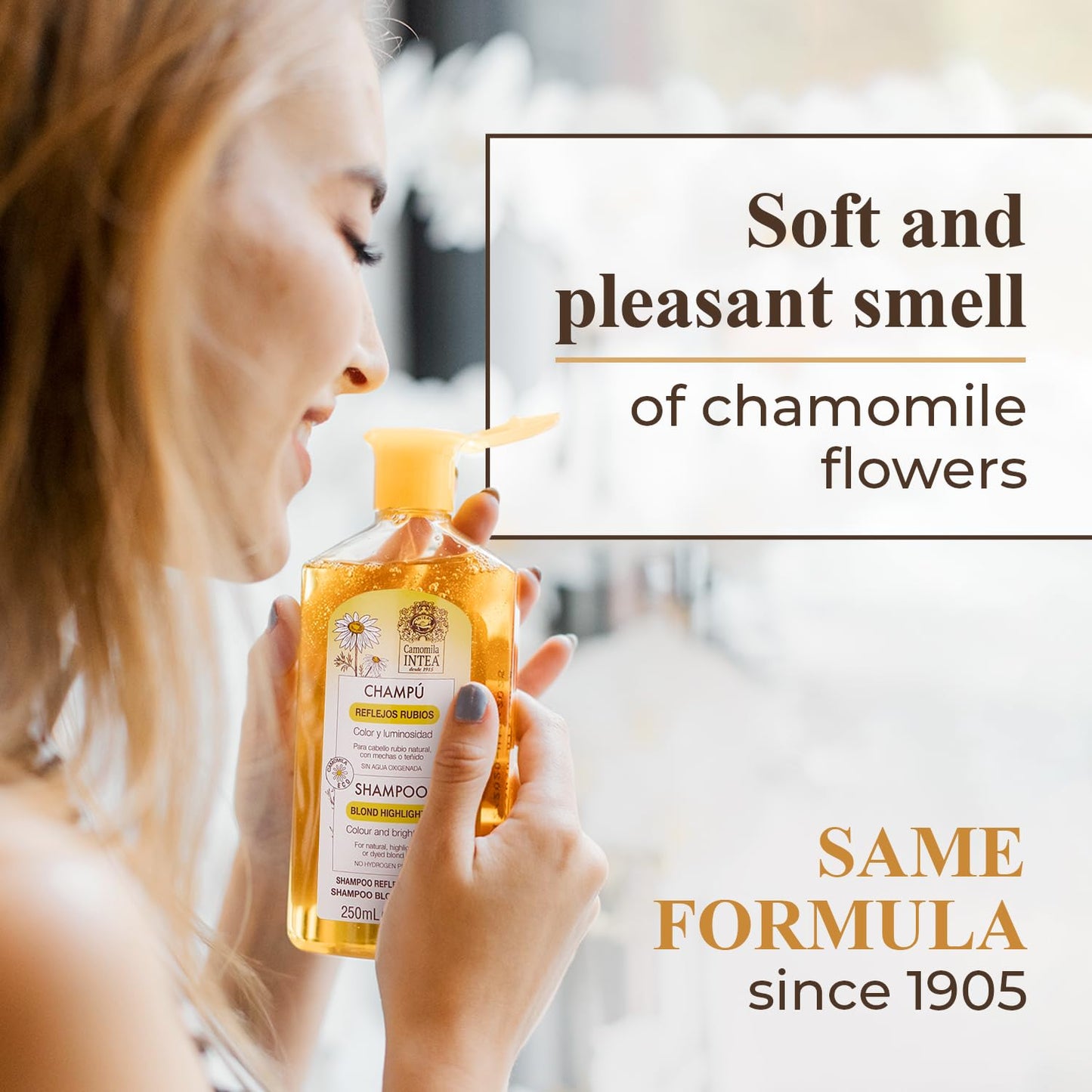 Intea Chamomile Shampoo pleasent smell