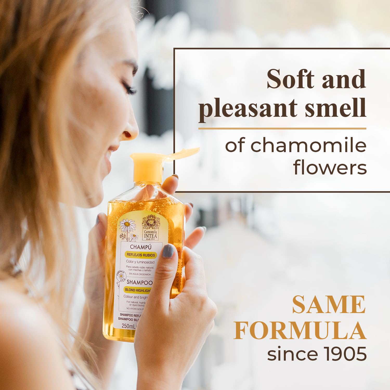 Intea Chamomile Shampoo pleasent smell