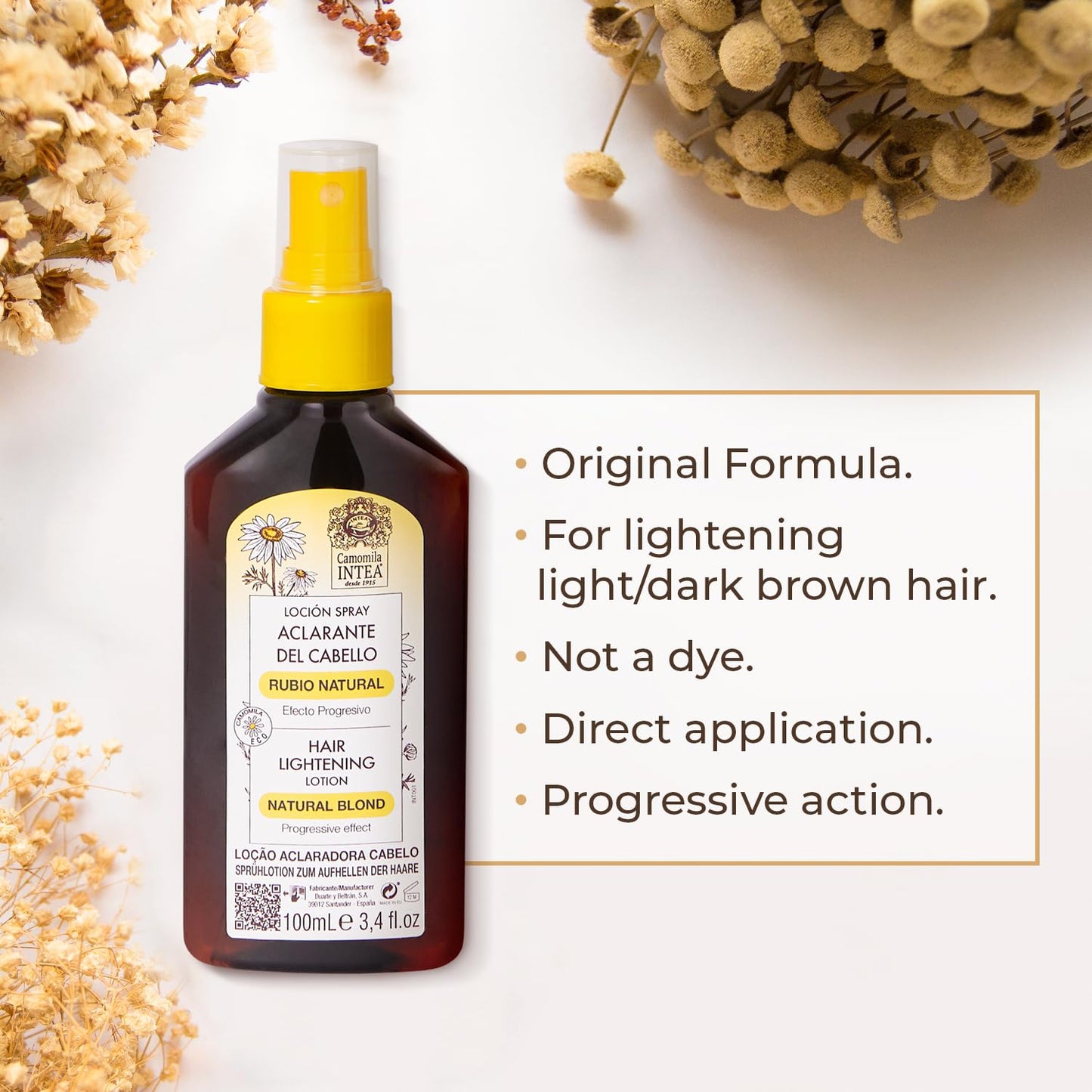 Chamomile Intea Hair Lightener Treatment