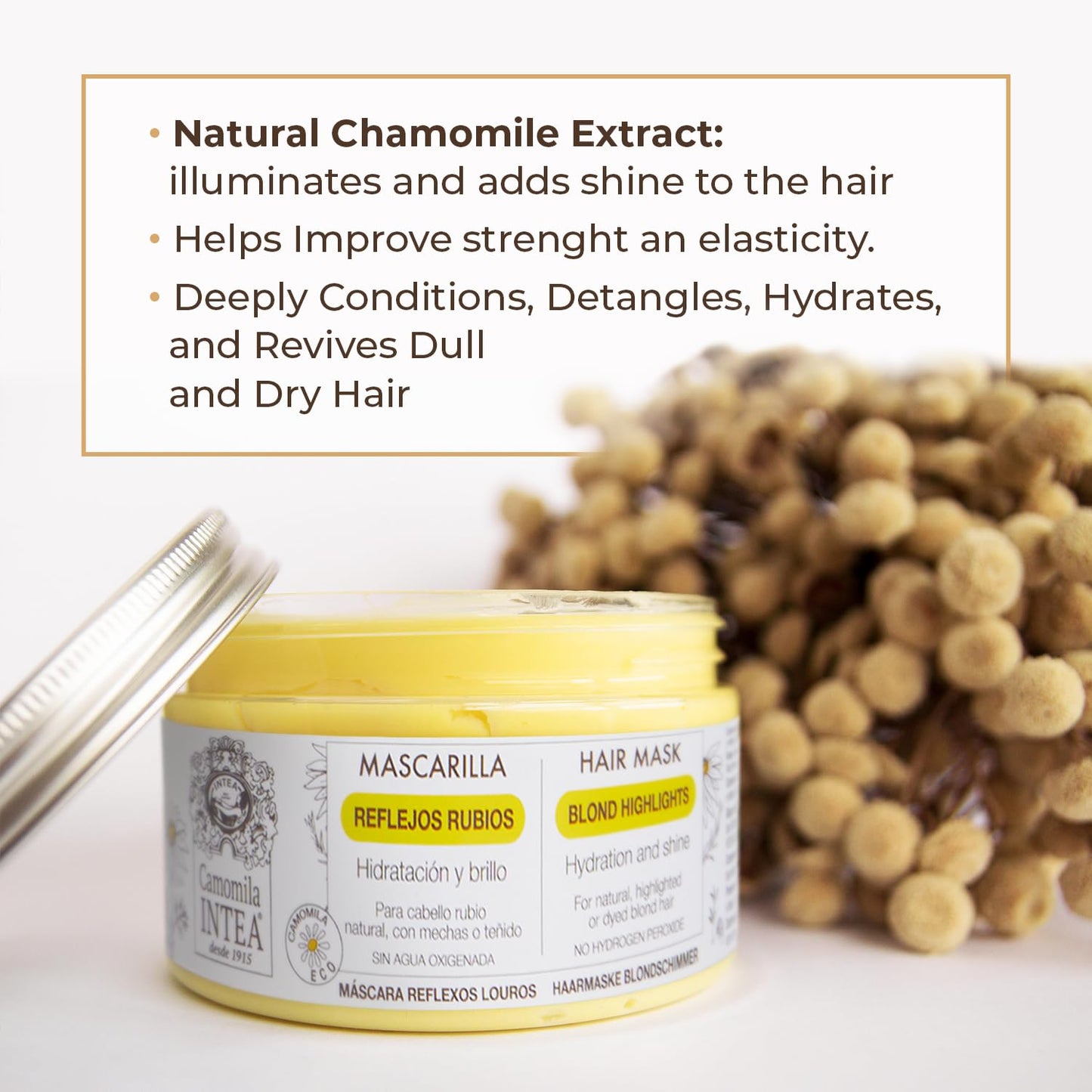 Intea Chamomile Blonde Highlights Hair Mask