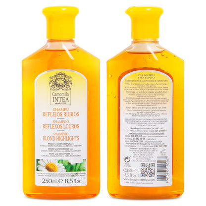 Intea Chamomile Shampoo front and rear