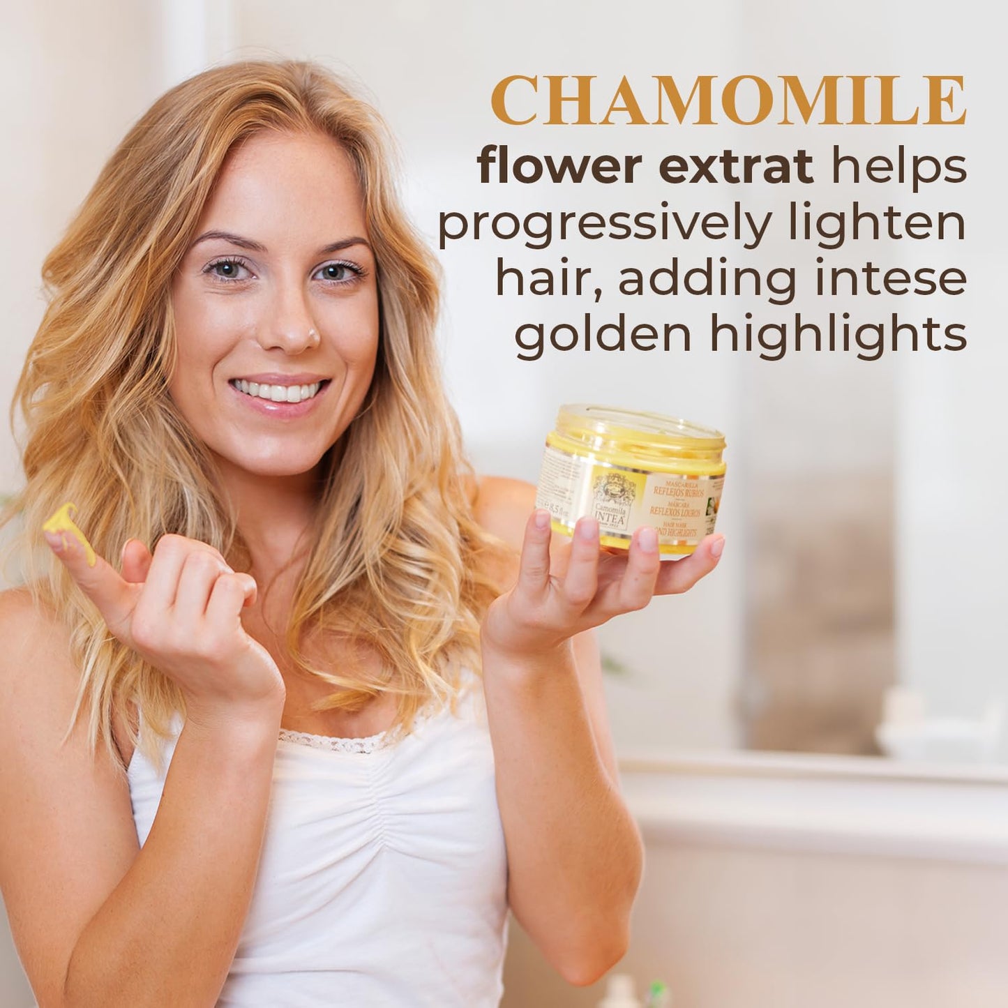 Intea Chamomile Blonde Highlights Hair Mask