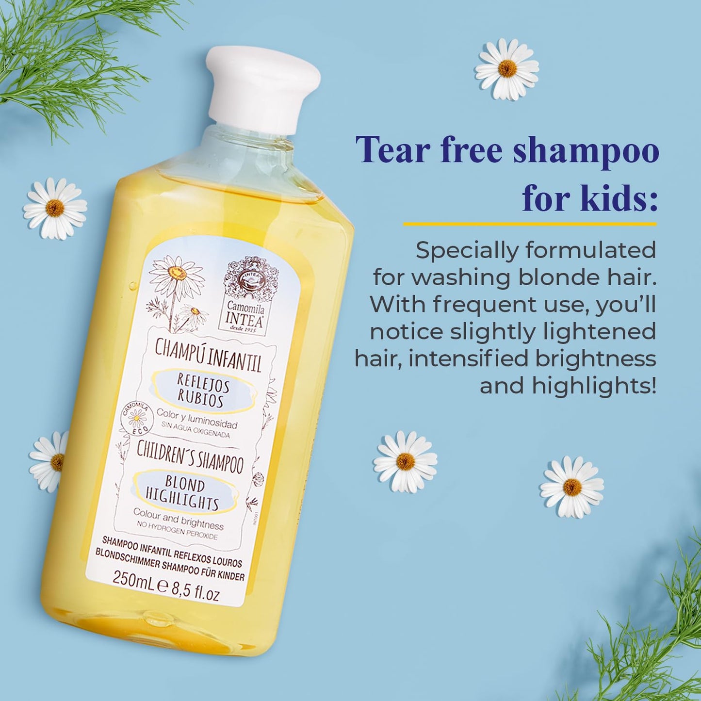 Intea Chamomile Kids Shampoo for Blonde Highlights