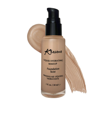 "Experience Khasana's Liquid Foundation for a flawless matte finish - the ultimate choice for radiant, long-lasting wear." Color#08 Natural Beige