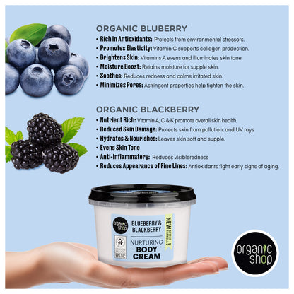 Organic Shop Blueberry & Blackberry Nurturing Body Cream