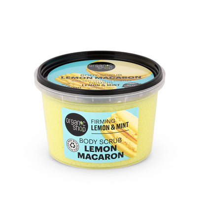 Organic Shop Lemon & Mint, Firming & Exfoliating Body Scrub