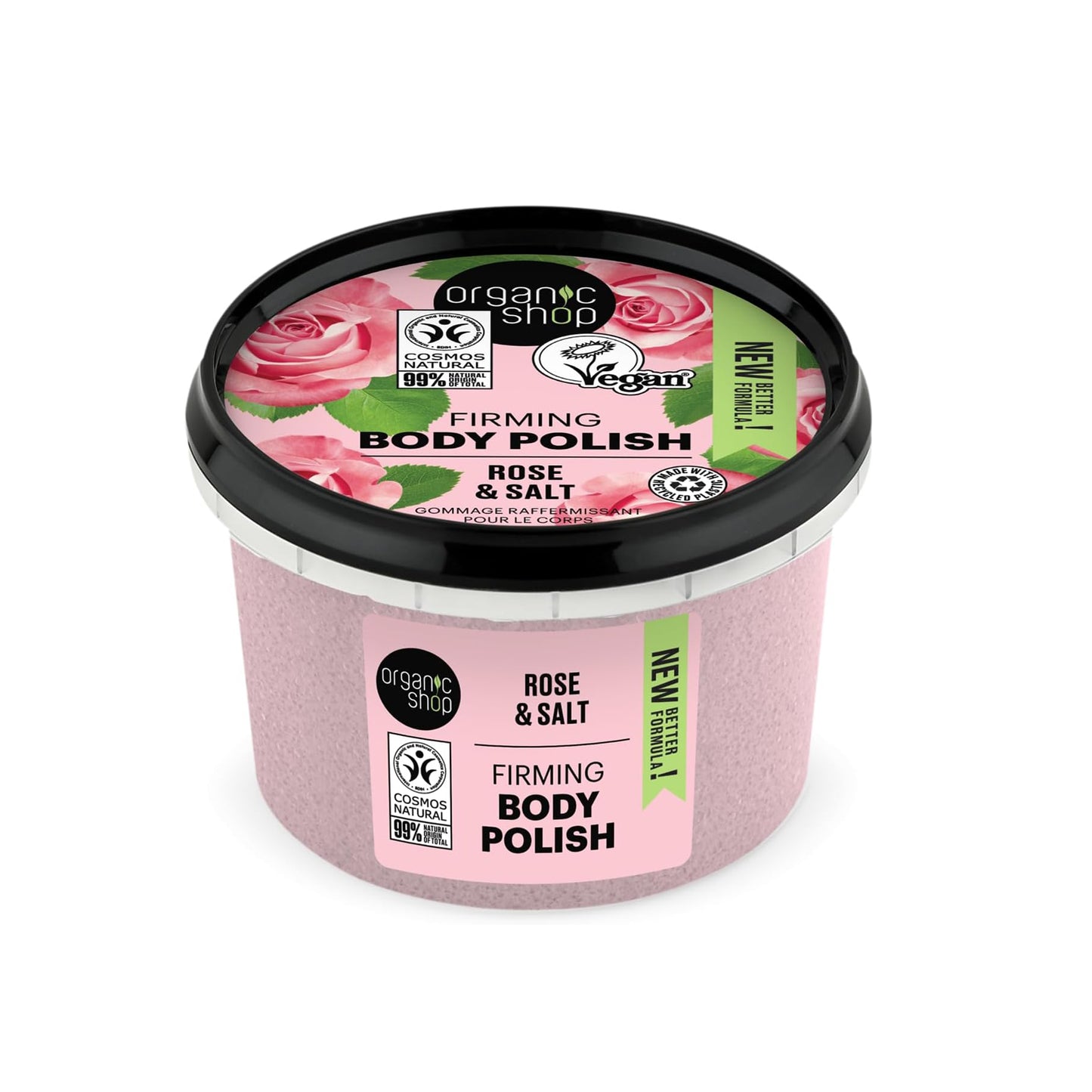 Organic Shop Body Polish Natural Rose and Salt