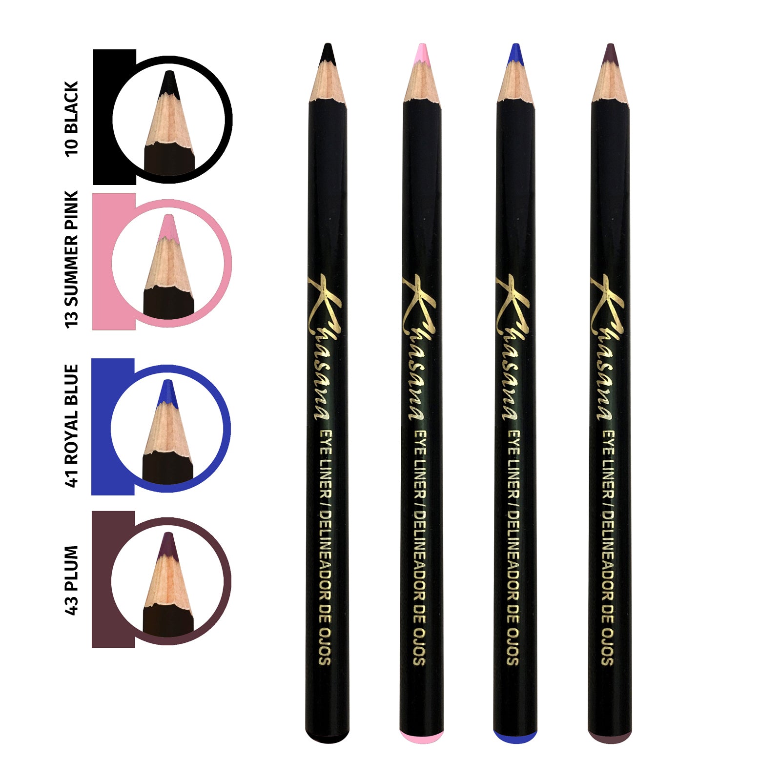 "Khasana's Eyeliner: Achieve the perfect cat eye look with our best eyeliner pencil." Ibiza