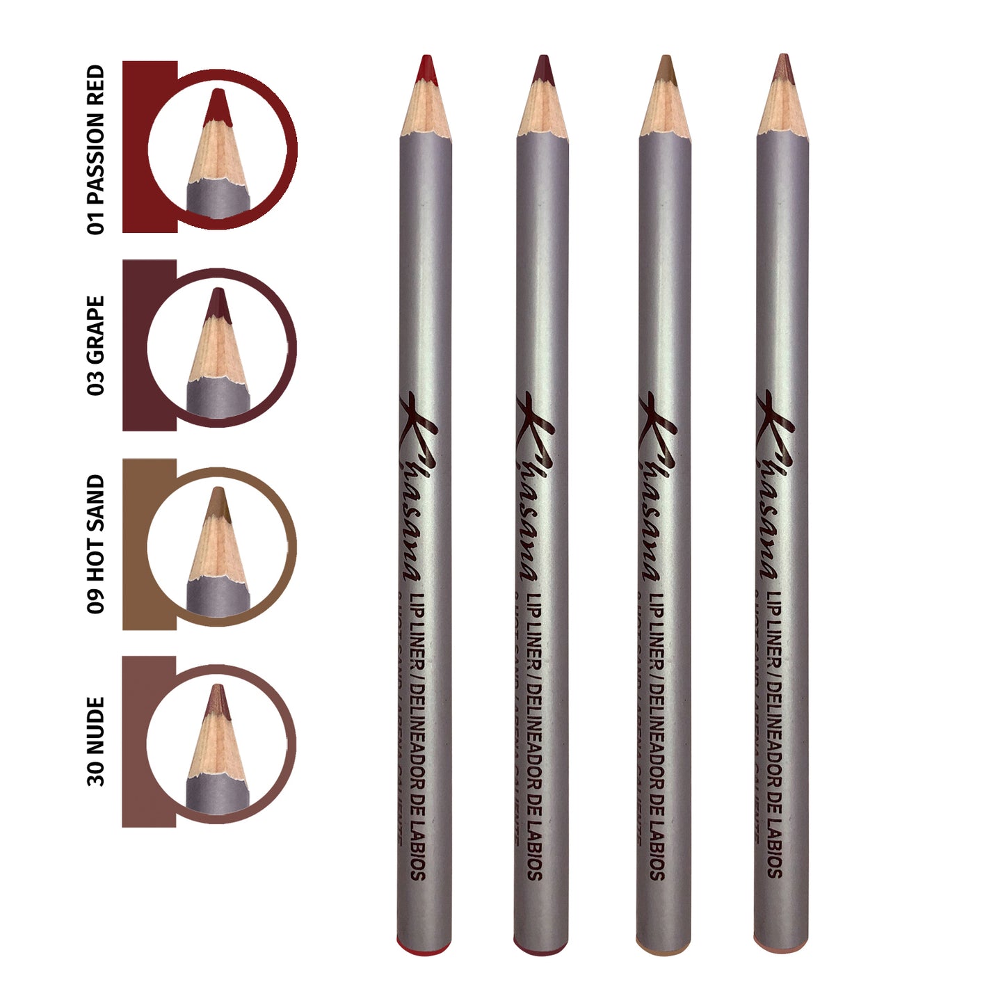 "Khasana's Creamy Best Lip Liner Pencil: Achieve flawless lip definition effortlessly." Siena