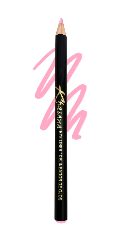 "Khasana's Eyeliner: Achieve the perfect cat eye look with our best eyeliner pencil." Color#  13 Summer Pink