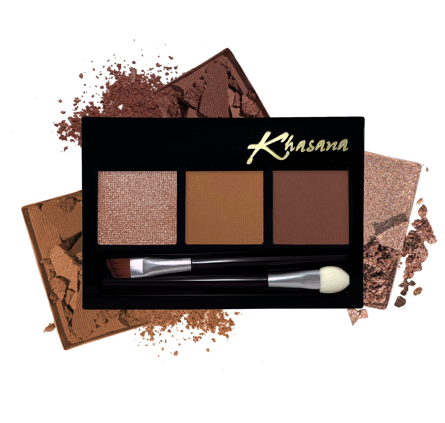 Brow definer with contour: A versatile powder for shaping and highlighting brows, providing precision and definition for a polished look. Medium Tone