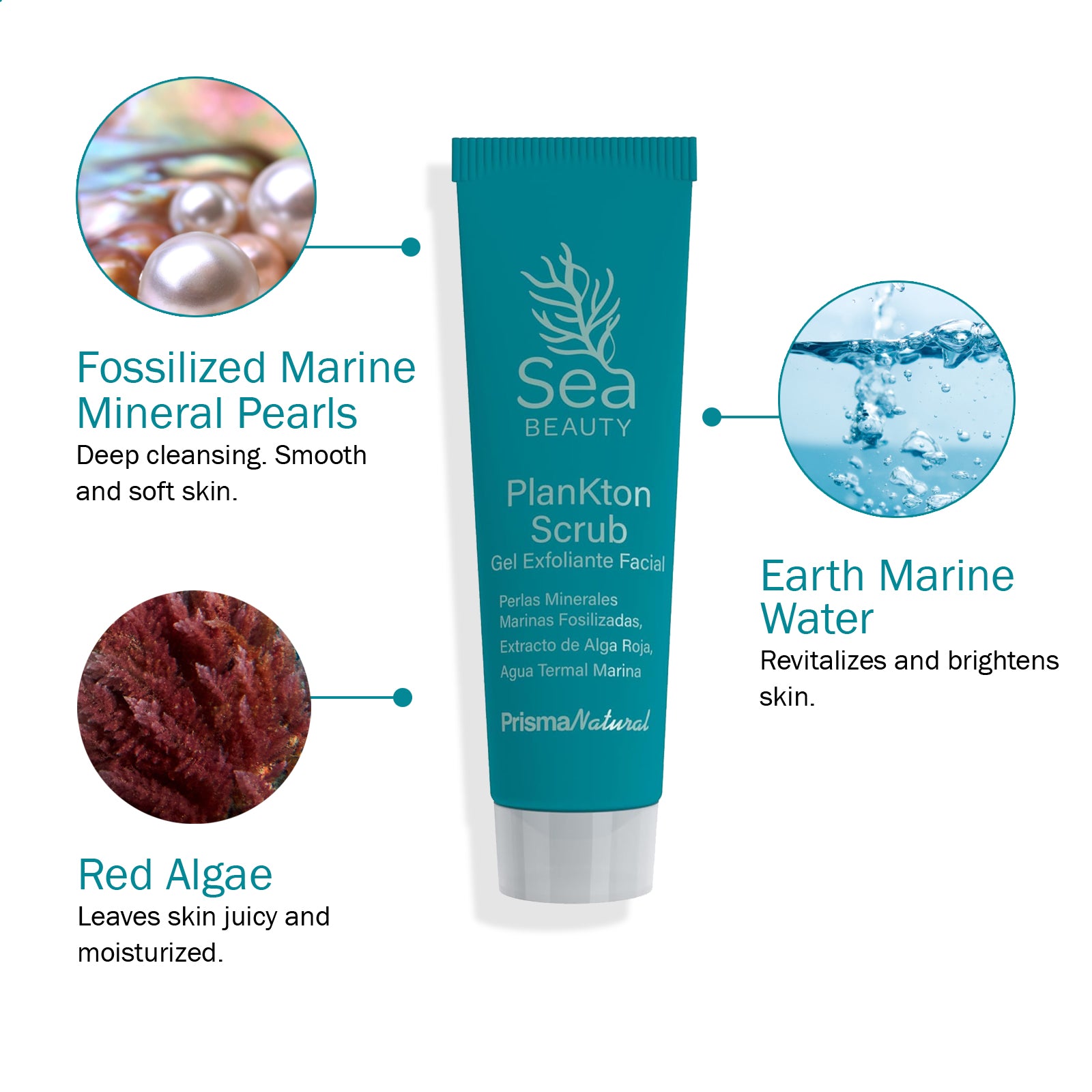 "Gentle Sea SCRUB for daily use"