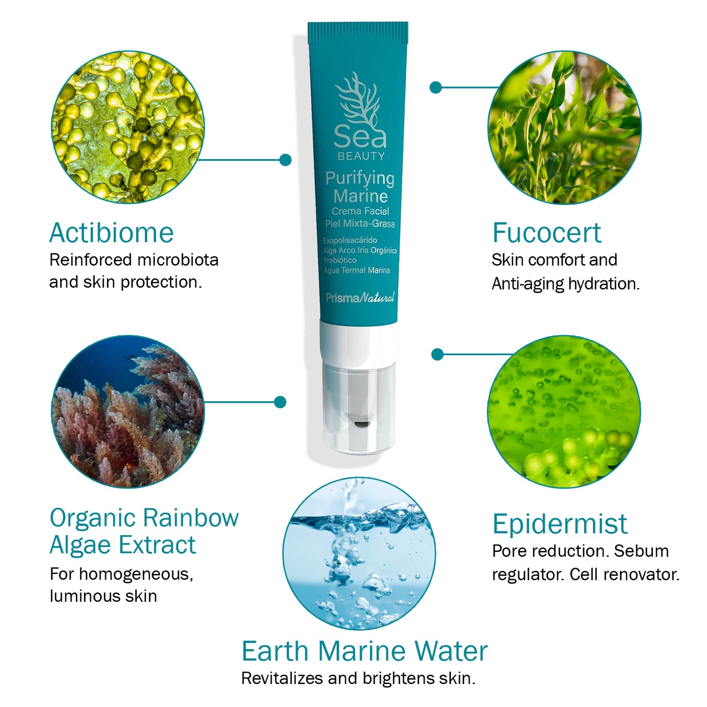 "Sea Face Cream with Natural Ingredients"