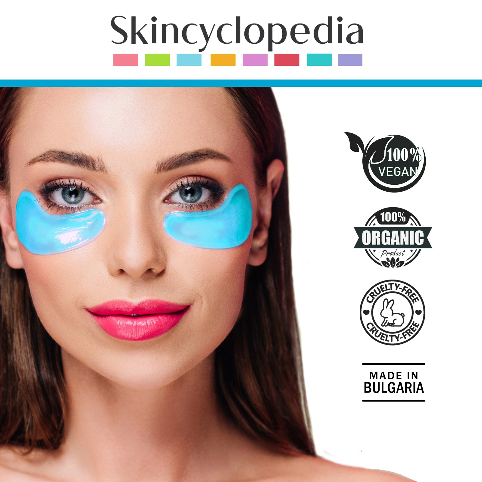 Skin-regenerating under-eye patches with peptides