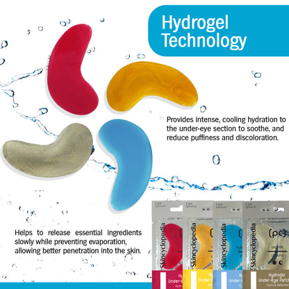 Hydrogel Under Eye Patches - Caffeine - Retinol - Vitamin C