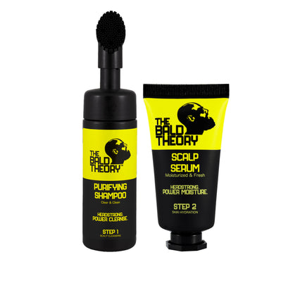 The Bald Theory Purifying Shampoo & Scalp Serum