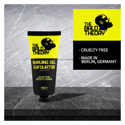 The Bald Theory Shaving Gel Exfoliator Made in Germany